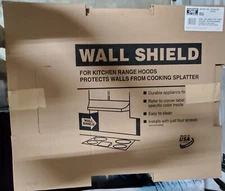 Broan-NuTone  Range Hood Wall Shield Reversible WHITE/ALMOND 30" x 24" SP300108