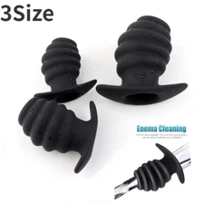 Hollow Cleaning Anal Shower Enema Douche Nozzle Wash Anus Vaginal Colon Cleaner