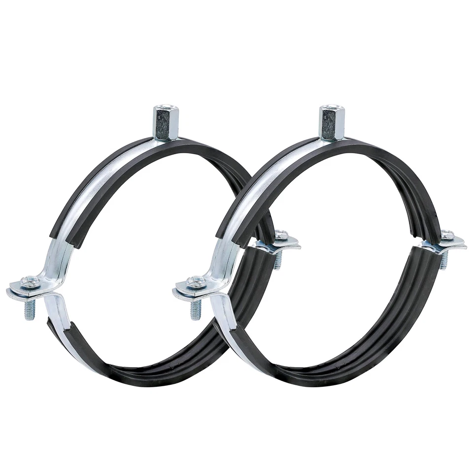 Adjustable Pipe Bracket Clamp,16-315mm Wall Ceiling Mount Iron Pipe Strap Suppor - Image 3 of 4