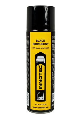 Innotec Black Body Paint Schwarz Matt 500ml