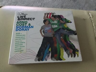 Live & Direct - Arno Cost & Norman Doray - Double CD Set  Plus Bonus Disc - NEW