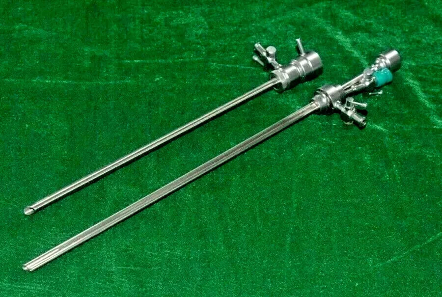Isteroscopio a flusso continuo 30° diametro 5,0 mm, lunghezza 190 mm, per ottiche dal