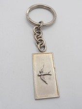 Swallow: 925 Silver Keychain - Breeze - Key - Crossbow - Bird -