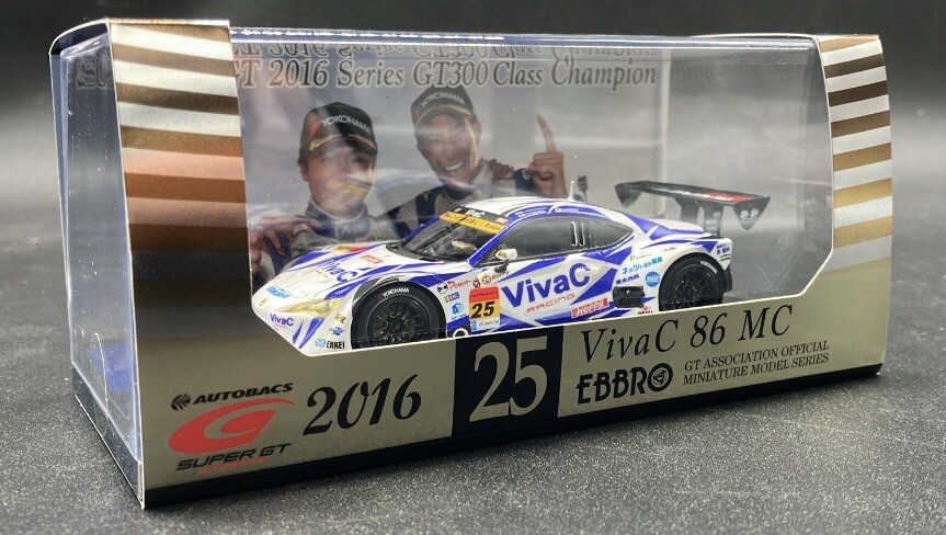 Ebbro 1/43 Toyota VivaC 86 MC #25 Champion Car Super GT300 2016 