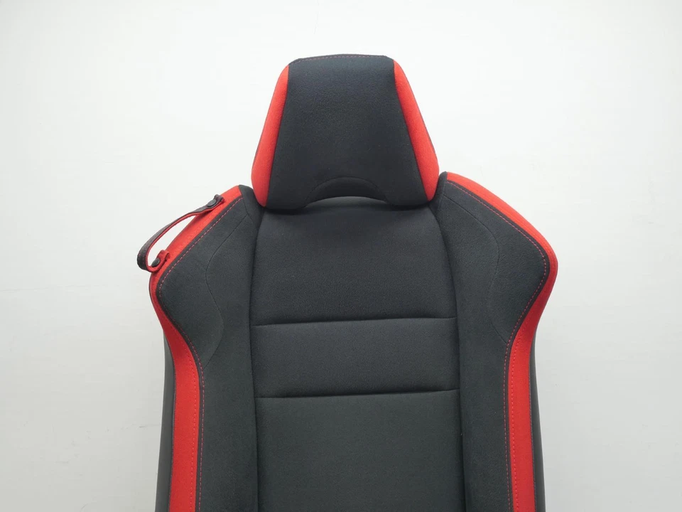 Toyota 86 TRD 2017-2020 pasajero delantero derecho asiento con canastilla negro rojo OEM Foto 2 de 4