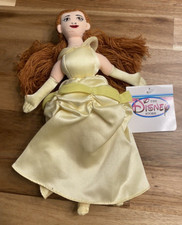 The Disney Store Beauty  the Beast BELLE Bean Bag Plush New w/ Tag