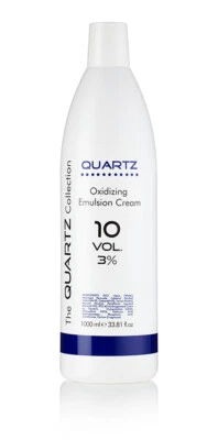 QUARTZ PEROXIDE 1 LITRE PEROXIDE OXYDANT CREME 3% 10 VOLUME 1000ml AMAZING SALON QUALITY UK