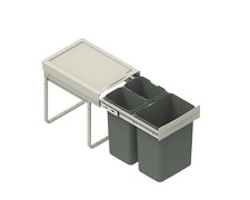 RECYCLE BIN PULL OUT KITCHEN WASTE BIN 400MM - 40 LTR (JC-601M)