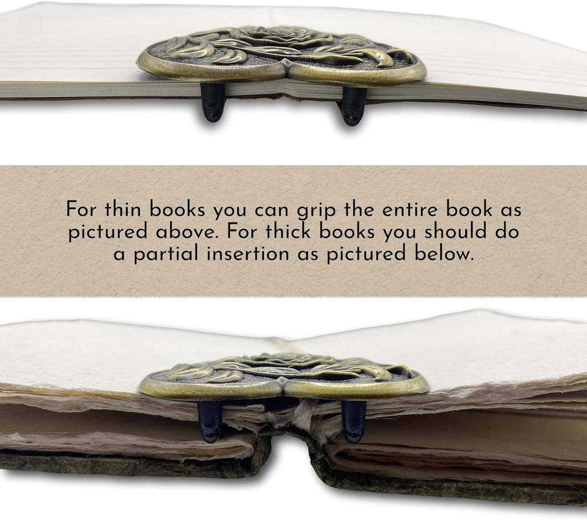 Vintage Page Holder Journal Clips to Hold Journal Open While Writing