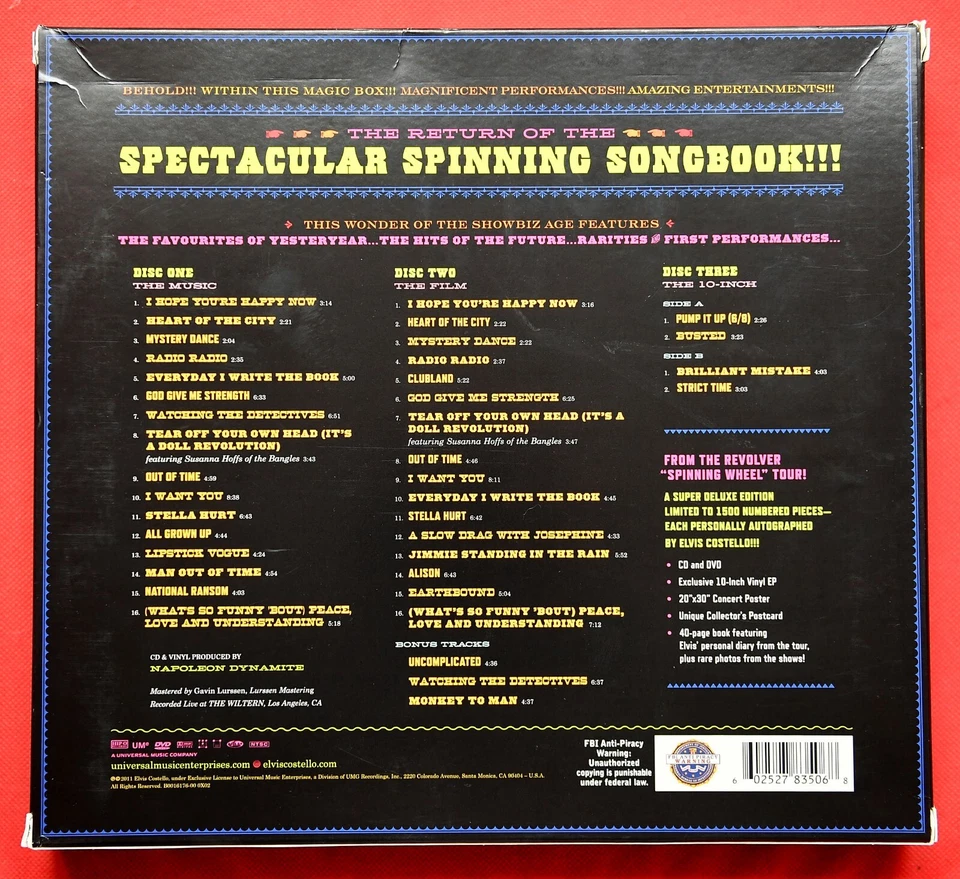 Elvis Costello & The Imposters – The Return Of The Spectacular Spinning Songbook - Bild 2 von 4
