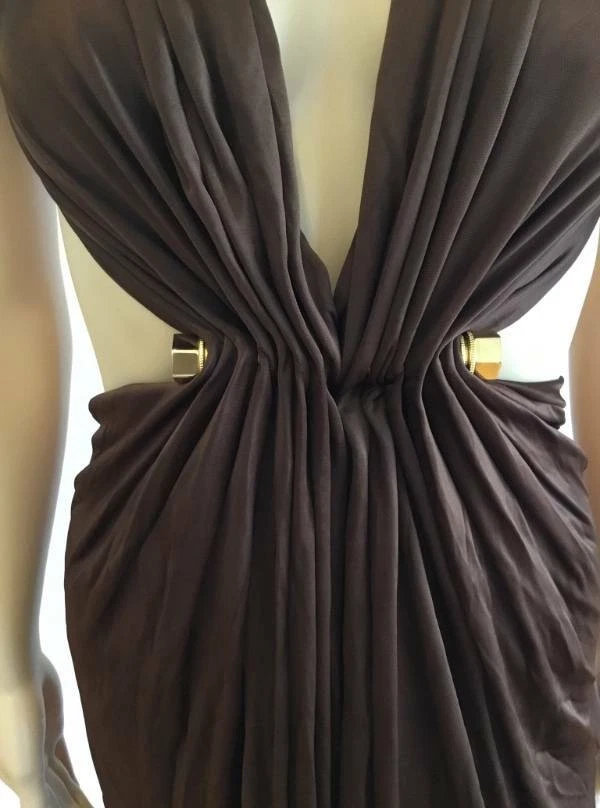 DSQUARED2 ABITO SEXY RITAGLIATO CON LATI E RETRO APERTO TAGLIA SMALL