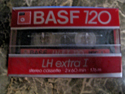 BASF 120 LH-E I 2x60min 176m Extra 1 Leerkassette OVP NEU Tape MC