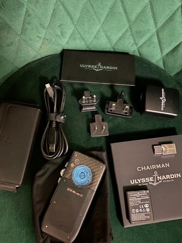 Niezwykle rzadki Ulysse Nardin Chairson Blue NOWY LIMITOWANY luksusowy telefon 19 000 $ jako Vertu - Zdjęcie 4 z 6