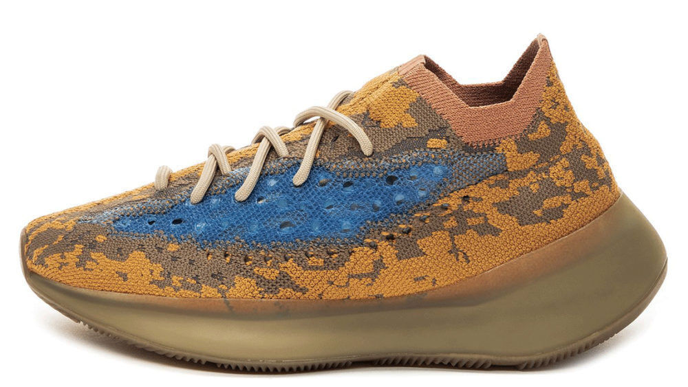 [Q47306] Мужские кроссовки Adidas Yeezy 380 Blue Oat, не отражающие свет * НОВЫЕ*