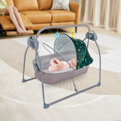 Für 0-18 Monate Baby Wiege Swing Electric Stand Crib Auto Schaukelstuhl Bett