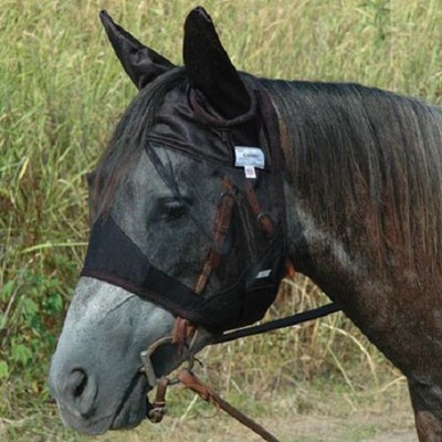 CASHEL FLY MASK DRAFT EARS COVER QUIET RIDE STANDARD for Horse on Trail