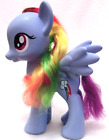 Large My Little Pony Rainbow Dash Pony Doll 8" Tall w/ Rainbow Colored Hair G4