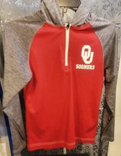Colosseum-Unisex youth NCAA OU Sooners pullover red sweatshirt size S