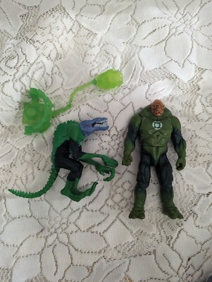 Green Lantern Action Figures Kilowog & Isomot Kol Loose VG Condition