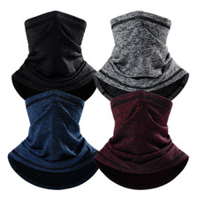 Winter Neck Warmer Scarf Windproof Thermal Fleece Face Mask for Cycling Running