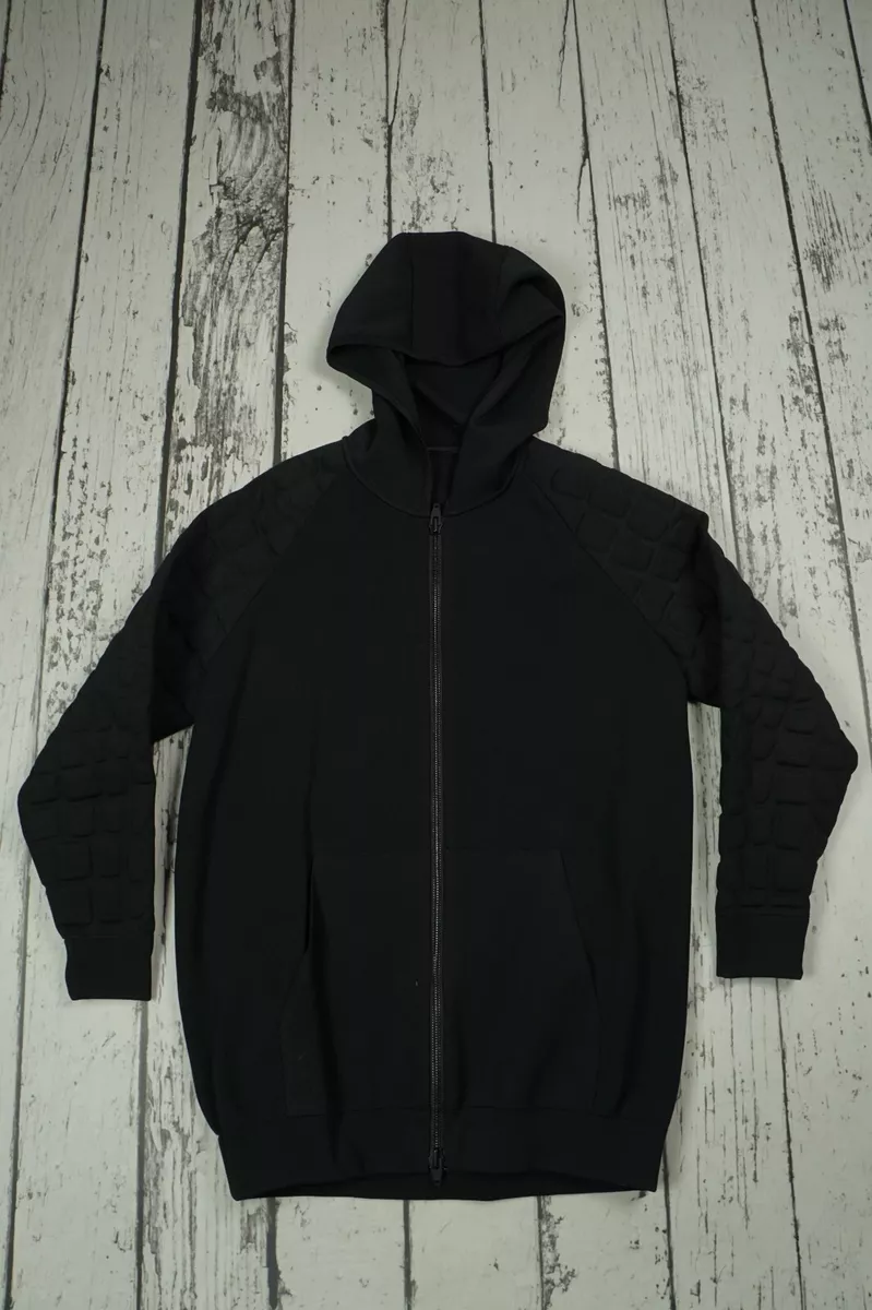 Alexander Wang x H&M Black Scuba Biker Hoody Hoodie Zip Jacket