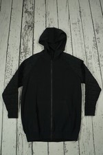 Alexander Wang x H M Black Scuba Biker Hoody Hoodie Zip Jacket Mens Medium XS