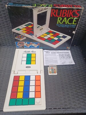 Vintage Rubiks Rennspiel 1982 Rubiks Cube Fliese Schiebespiel