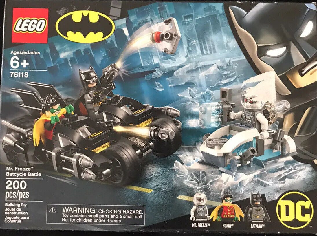 LEGO DC Batman Mr. Freeze Batcycle Battle 76118 Building Kit (200 Pieces)