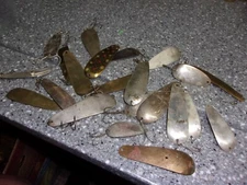B593  vintage trout and salmon trolling spoons from finger lakes