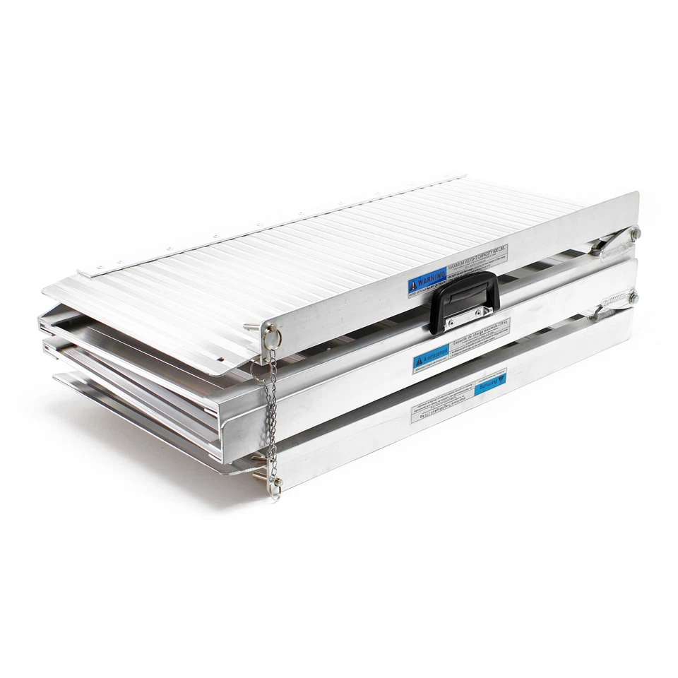 Verschiedene Varianten Rollstuhlrampe 2x faltbar max 270kg Alu rutschfest Rampe