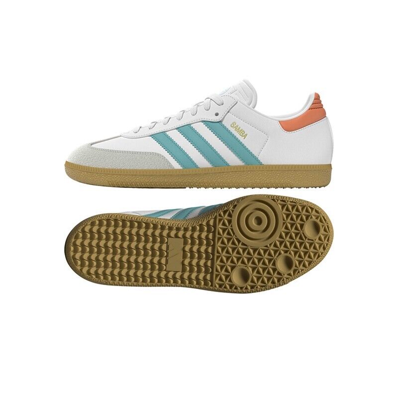 Adidas Originals Samba OG Inter Miami CF (FTWWHT/EASMIN/GUM4 Adidas Originals Samba OG Inter Miami CF (FTWWHT/EASMIN/GUM4