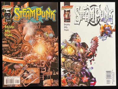 Steampunk #1, #2, #7, #9, #10, #12 (WildStorm Comics, 2000
