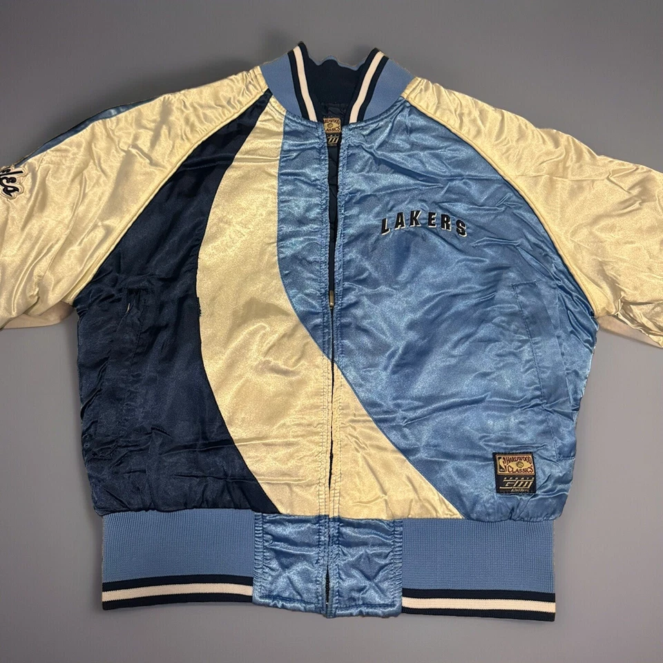 NEW Vintage Hardwood Classic NBA LA Lakers Reversible Jacket for Women Small S - Image 2 of 4