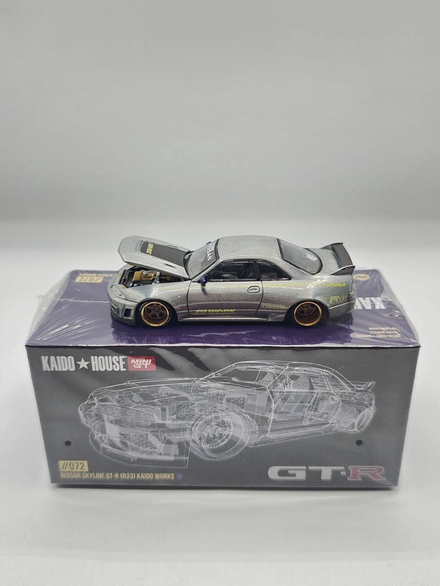 Kaido House x Mini GT Nissan GT-R R33 Kaido Works V1 KHMG072 1/64 CHASE