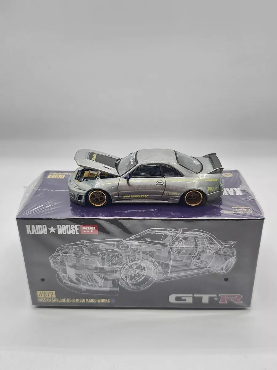 Kaido House x Mini GT 1:64 Nissan Skyline GT-R (R33) Kaido Works