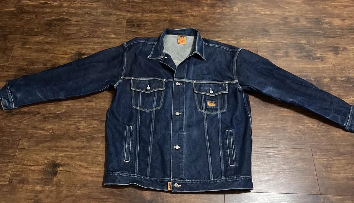 SOHK School Of Hard Knocks Mens XXL Black Jean Denim Jacket