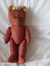 Ours En Peluche Ancien – Ours Pirate En Paille – Jouet Vintage 40 Cm (État D’usage)