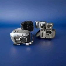 Vintage Digital Camera Lot Of 4. As Is. Repairs & Parts Only. 