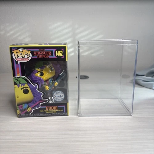 Funko Stranger Things Eddie Blacklight Exclusive Figure W/Protector 1462 New BB4