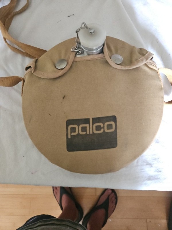 Palco 2 Quart Aluminum Canteen With Cover Strap Vintage RH35