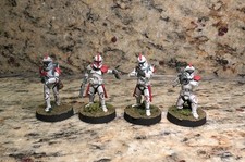 Star Wars Legion Phase 1 Clone Troopers Upgrade - 4 Figures Pro Painted
