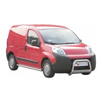 FrontbüGel FrontschutzbüGel FüR Peugeot Bipper 2008-2016 ø63Mm Stahl Silber