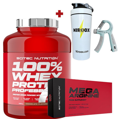 Scitec Nutrition 100% Whey Protein 2350 g +Mega Arginine 120 caps + Bonus