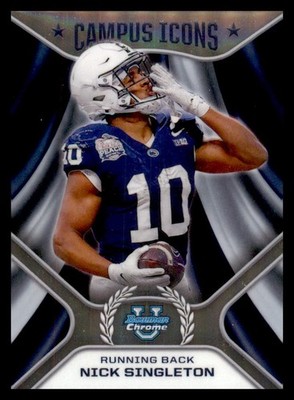 2024 Bowman U Chrome Nick Singleton Campus Icons #CI-17 Penn State