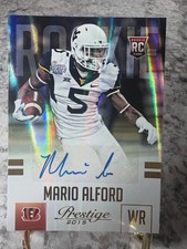 2015 Panini Prestige MARIO ALFORD Autograph West Virginia Mountaineers Auto /50