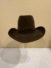 Stetson 4X Beaver XXXX felt Hat 7 3/8 VTG Vintage Missing Band Chocolate Brown — photo 8