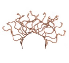 Medusa Headband Greeks Roman Fancy Dress Up Halloween Adult Costume Accessory