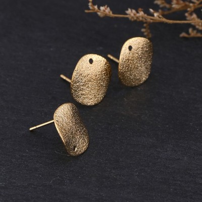 20 STÜCK Ohrringe mit Löchern Legierung Flache Ohr Schmuck Geschenk für