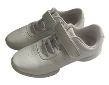 Sport Youth Girls White Cheerleading Dance Shoes Competition Size 31 13-13.5