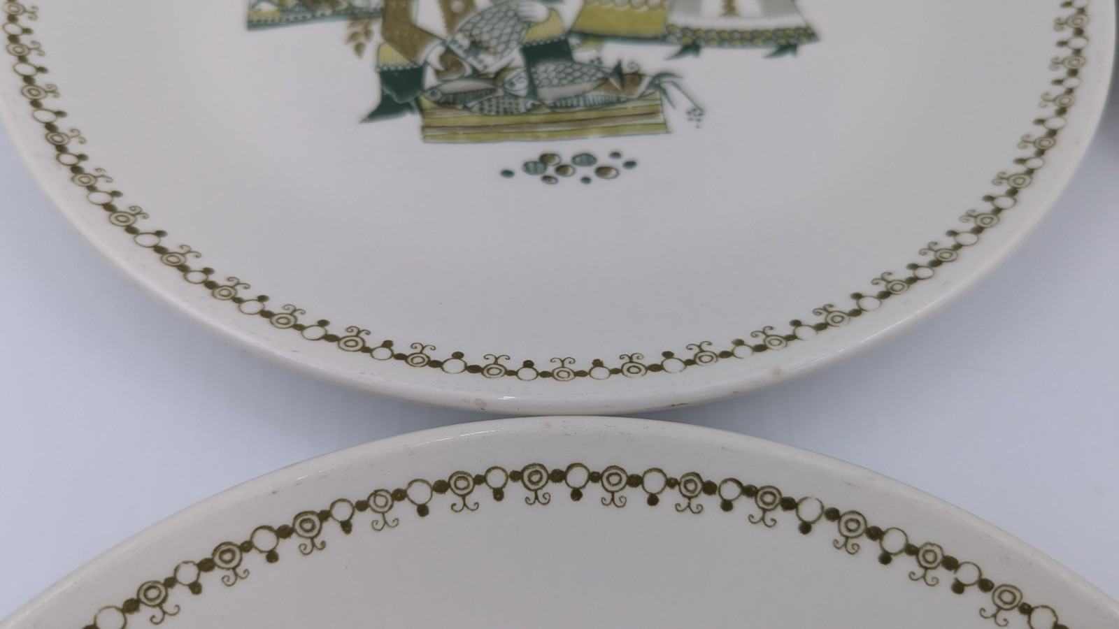 Market by Figgjo Turi Design Norway Ceramic Dinner Plate 10.25" Set of 4 - READ